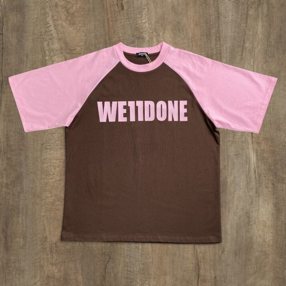 We11done Brown Pink T-Shirt